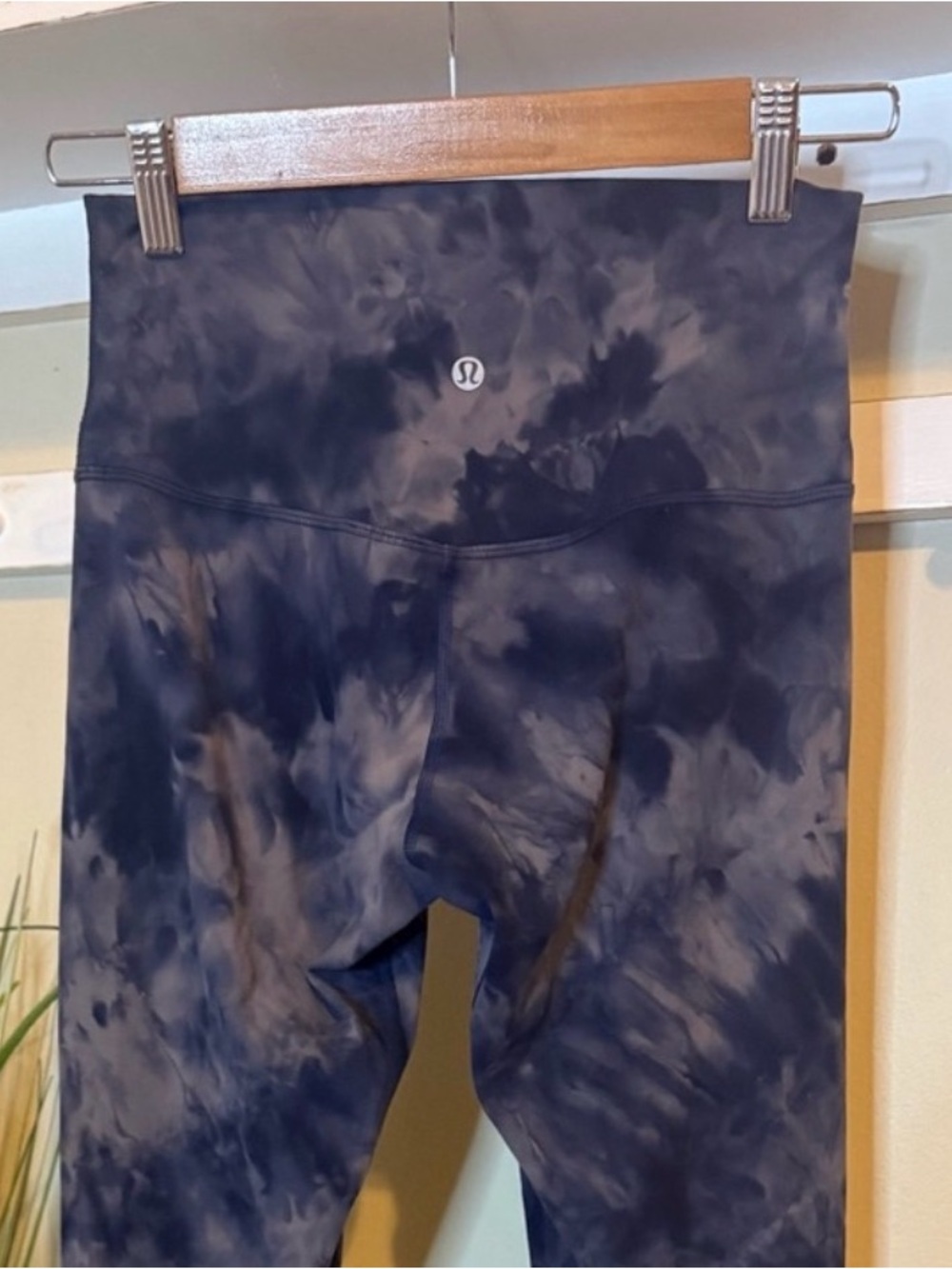 Lululemon Align 28" Leggings Size 6 Diamond Dye  Grey True Navy Blue Retail $118